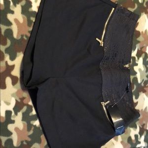 Black Bebe shorts